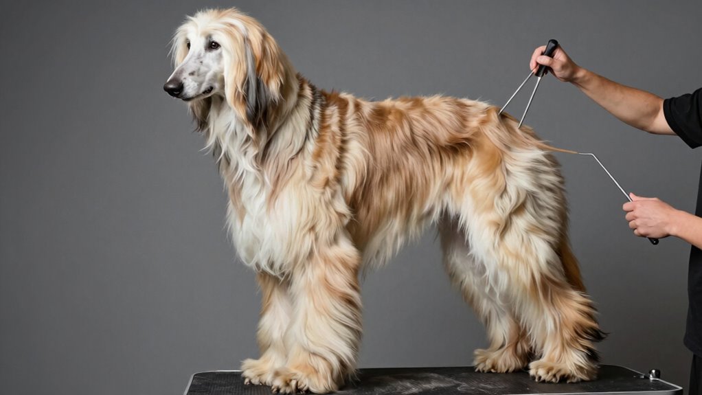 afghan hound grooming diligence