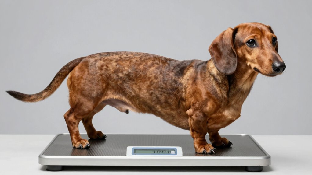 assessing dachshund s healthy weight