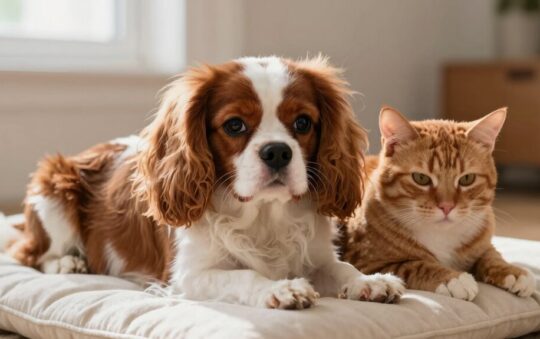 Training Cavalier King Charles Spaniels to Be Good With Cats