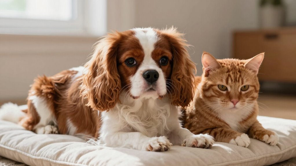 Training Cavalier King Charles Spaniels to Be Good With Cats
