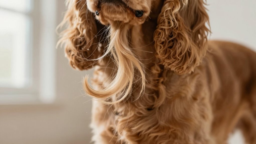 cocker spaniel shedding management