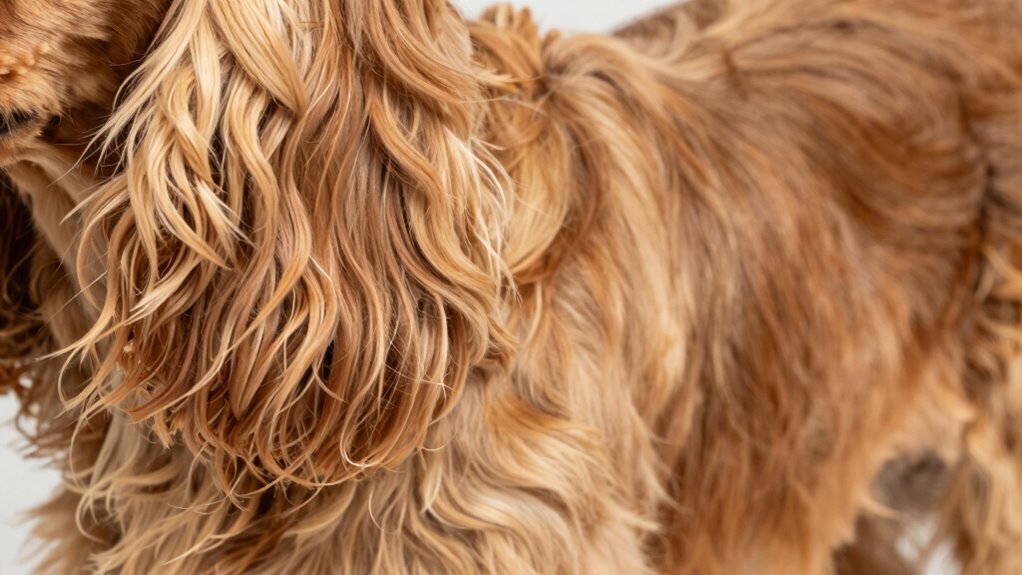 cocker spaniels moderate shedding