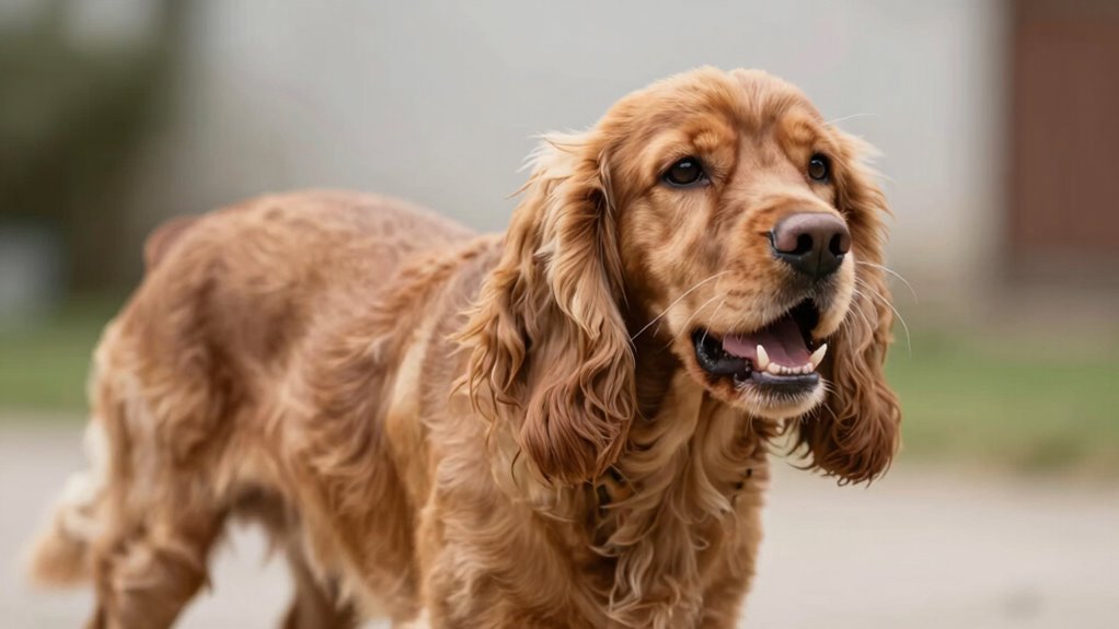 easing anxiety in spaniels