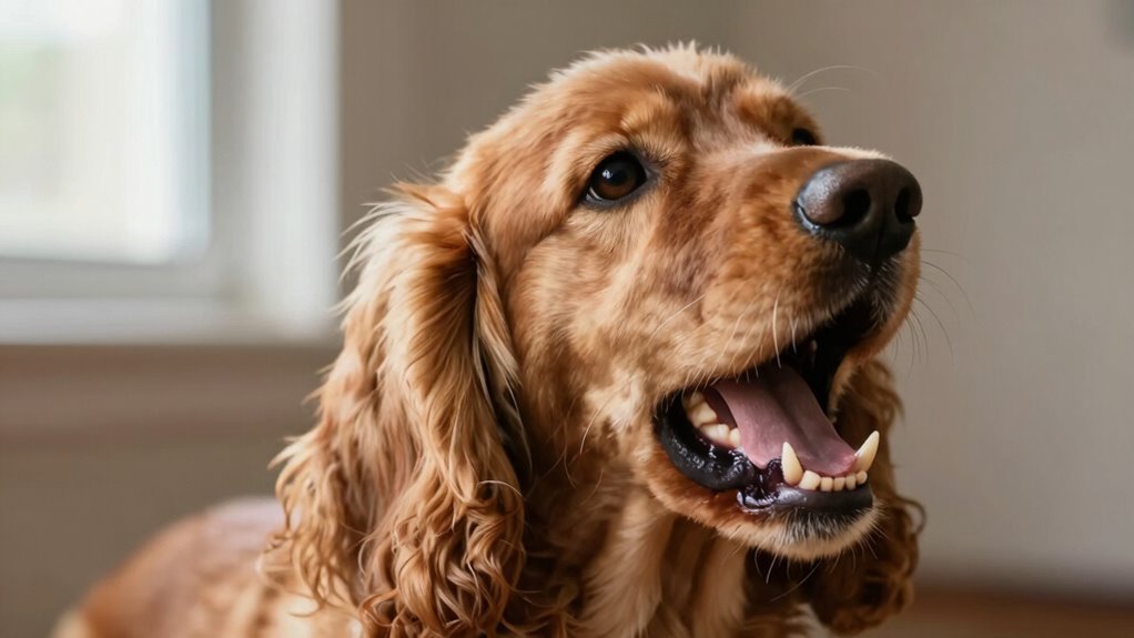 identify spaniel s barking cause