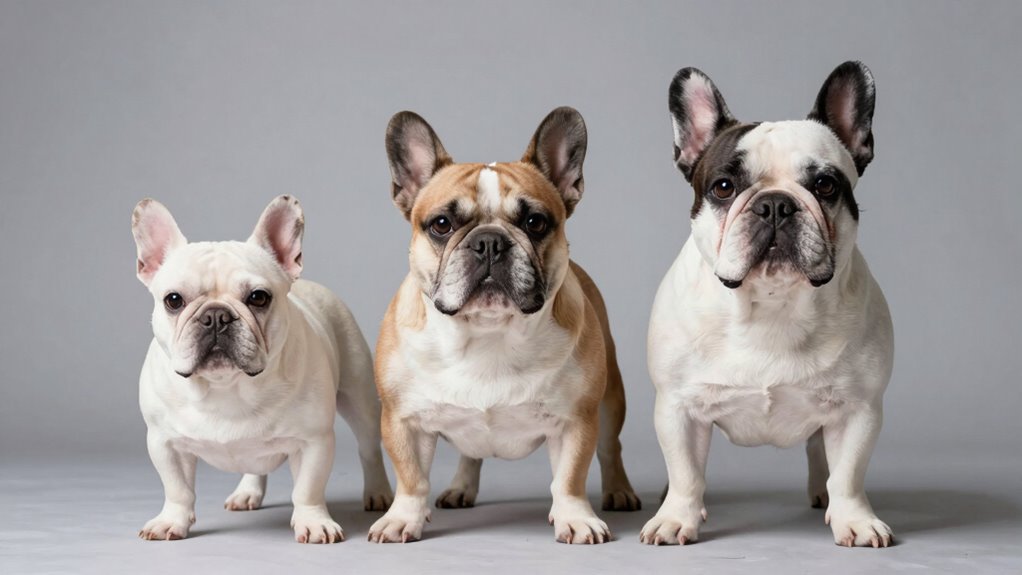standard french bulldog size